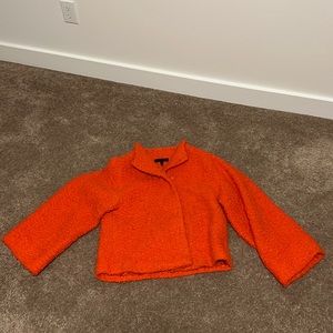 Escada orange wool jacket - size 38